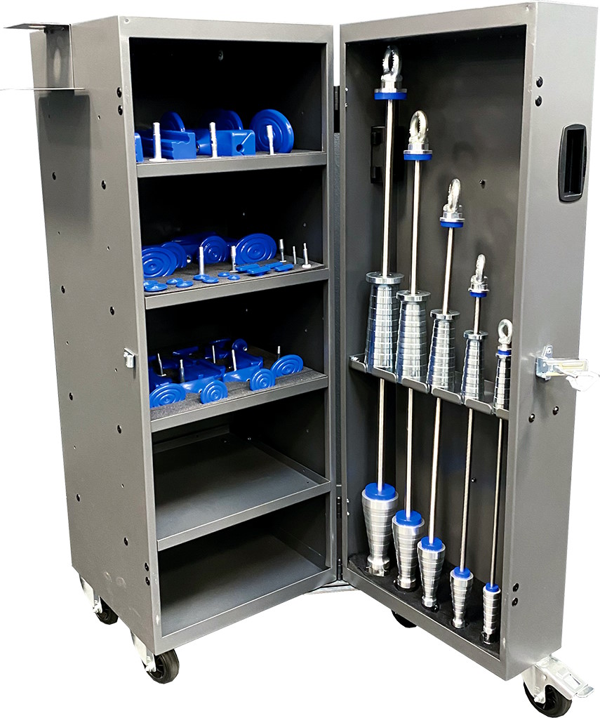 Spanesi Pull UP light komplett m/vogn, lim og limpistol