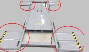 Spanesi hjulløftplatene til Minibench MAXI PLUS kompl sett