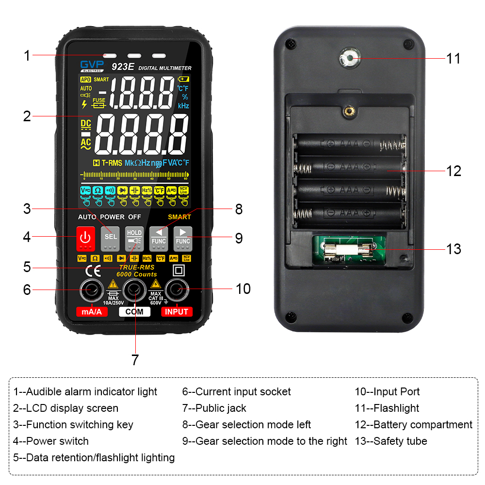 Multimeter Autorange Digital - Bilde 2