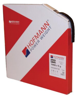 Klistervekt 355 Svart Hofmann rull 1000stk á 5gram