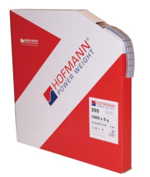 Klistervekt 355 Sølv Hofmann rull 1000stk á 5gram