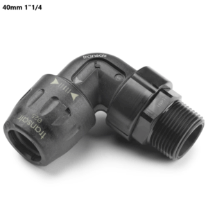 TransAir 302448 Tilkobling 90gr 40mm med 1"1/4 BSB utv.