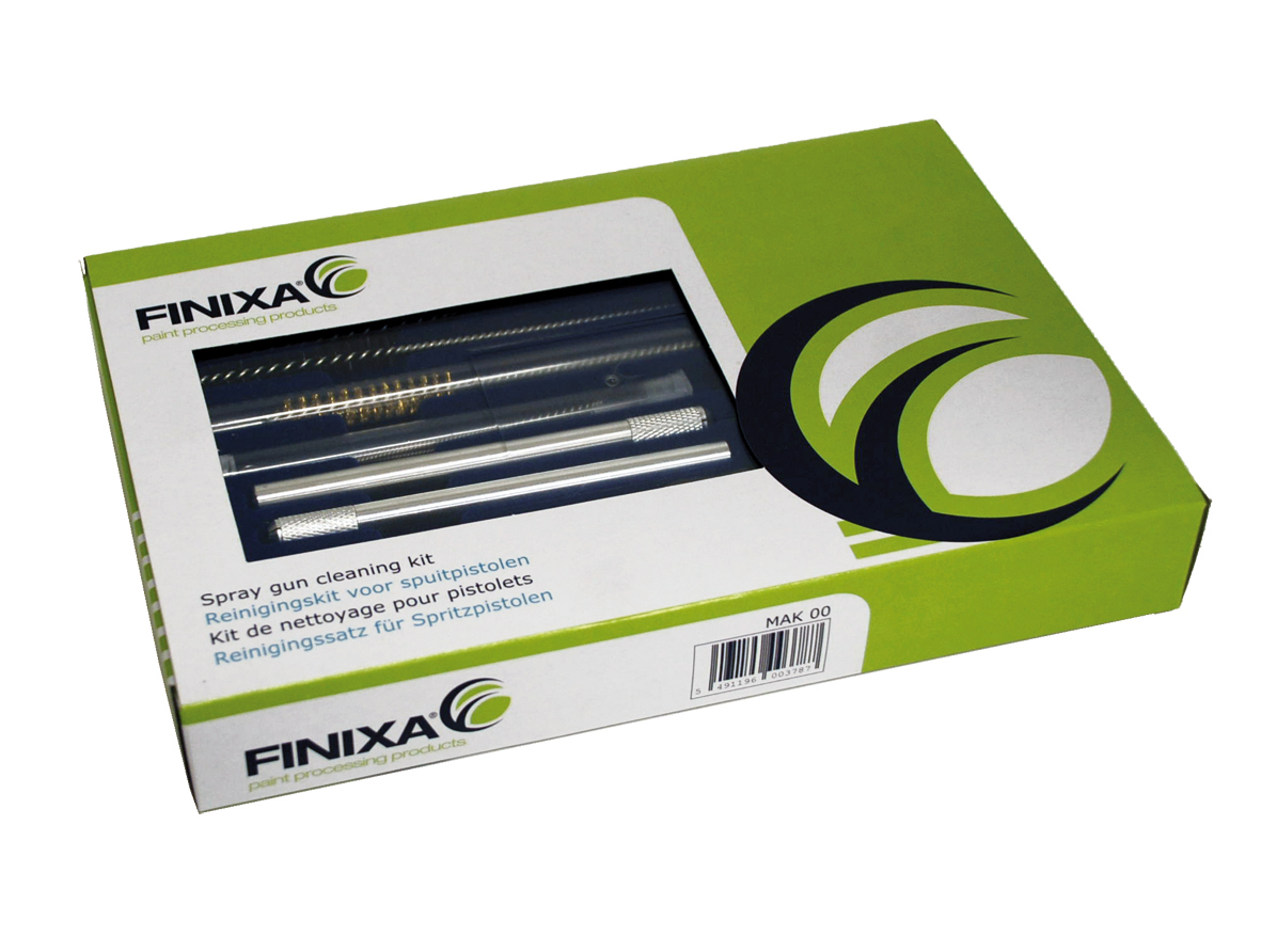 Finixa rensesett for lakksprøyte, børster, nåler, olje - Bilde 2