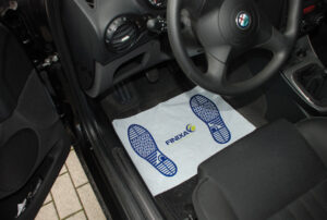 Finixa gulvbeskyttelse plast 380mm x 490mm - rull à 250stk