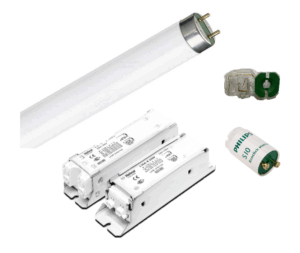 Lystoffrør og startere