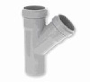 Spanesi Y-Kobling Ø75 m/Ø75mm uttak 87 grader