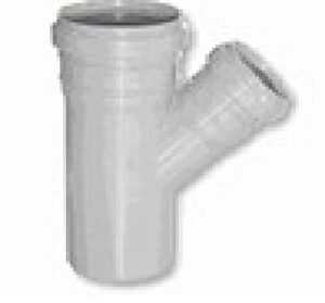 Spanesi Y-Kobling Ø75 m/50Ømm uttak 50 grader