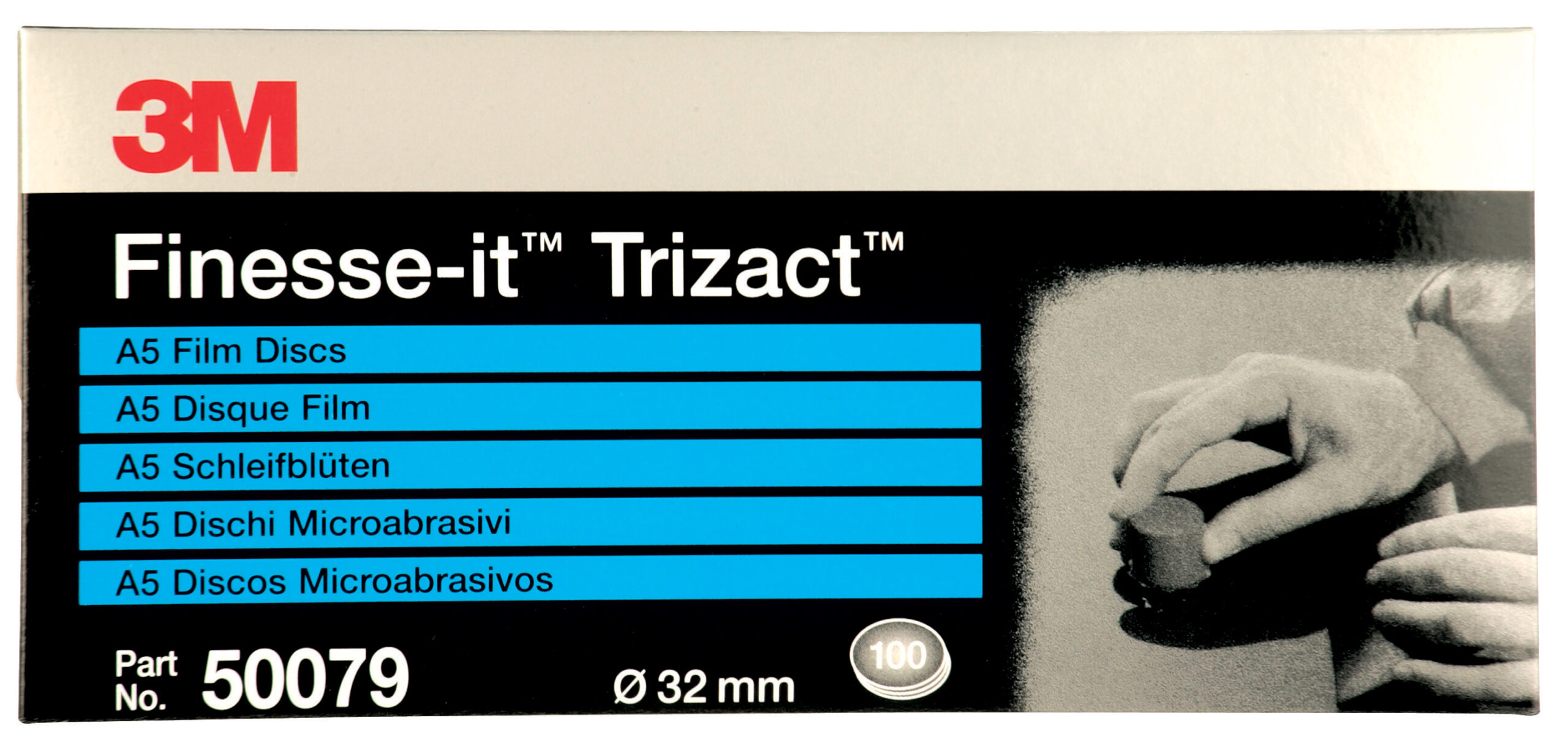 3M 50079 Trizact A5 32mm film rondell (''P3000'')