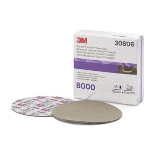 3M 30806 Trizact Hookit Foam Disc 443SA, 150 mm, P8000