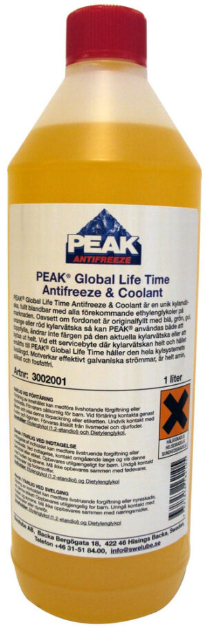 PEAK LIFE TIME UNIVERSAL Frostvæske Gul 1L