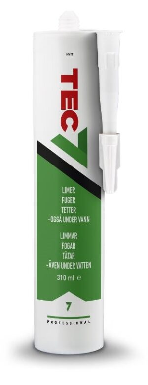 Tetningsmasse Tec7 Hvit 310ml