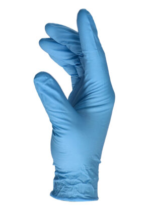 Finixa hanske nitril engangs blå 100pk