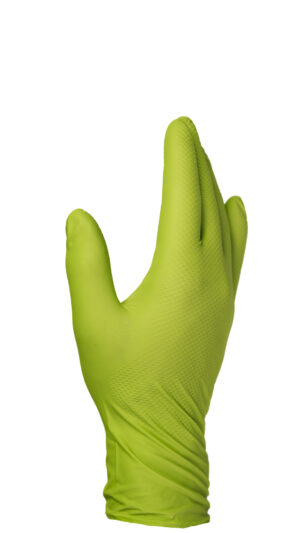 Finixa hanske nitril Lime Green Touchscreen str M