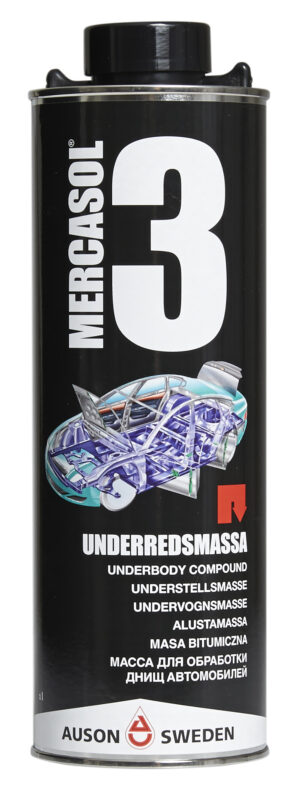 Mercasol 3 Understellsmasse Svart 1 L