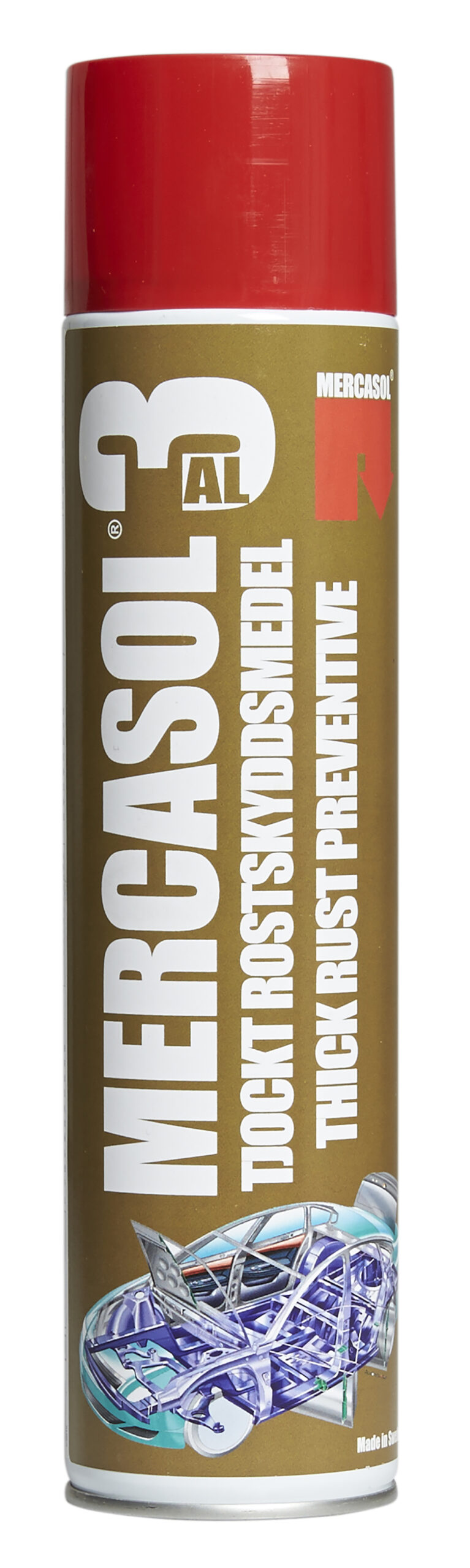 Mercasol 3 AL Tykkstoff Bronse