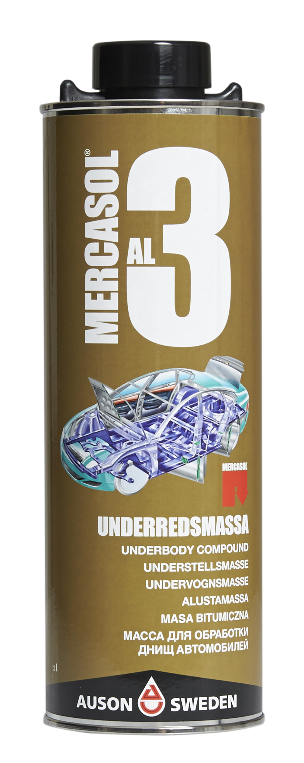 Mercasol 3 AL Understellsmasse Bronse 1 L