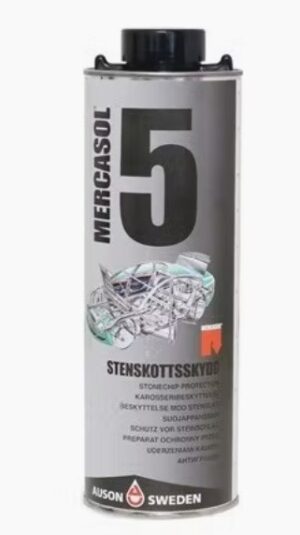 Mercasol 5 Steinsprutbeskyttelse Svart 1 L