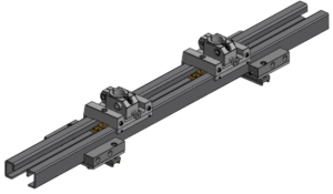 Spanesi tverrskinne 1800mm til multibench