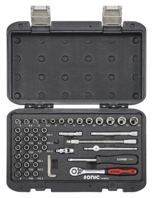 Sonic 1/4" Pipe og Bitssett 46-deler