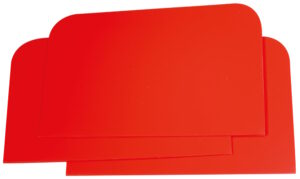 CarSystem Plastikk Sparkelspade 115x77 Rød ( RE-03)