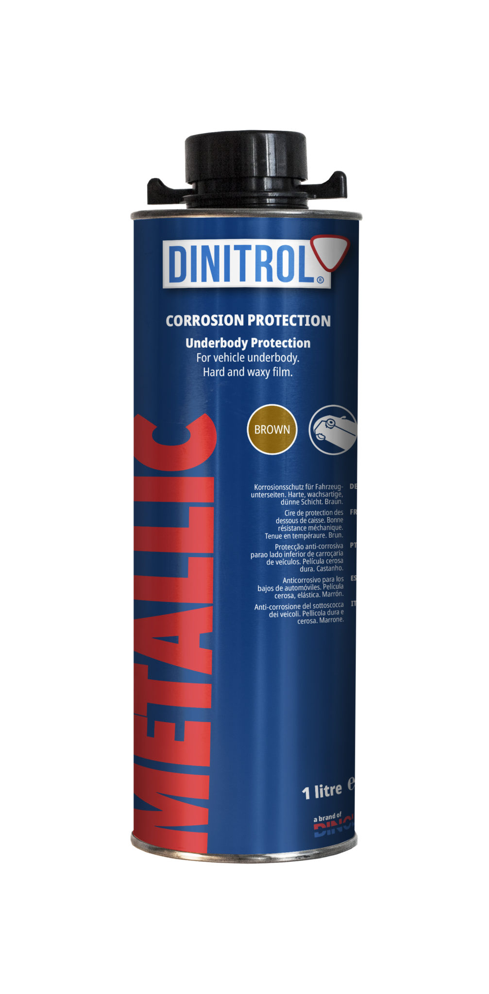 Dinitrol Metallic Tykkstoff 1 L Mini
