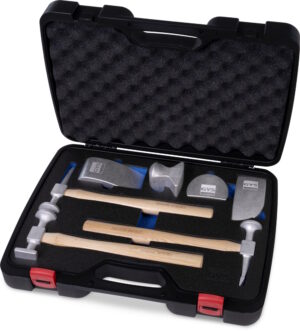 GYS SET OF 3 ALUMINIUM HAMMERS AND 4 ALUMINIUM BLOCKS