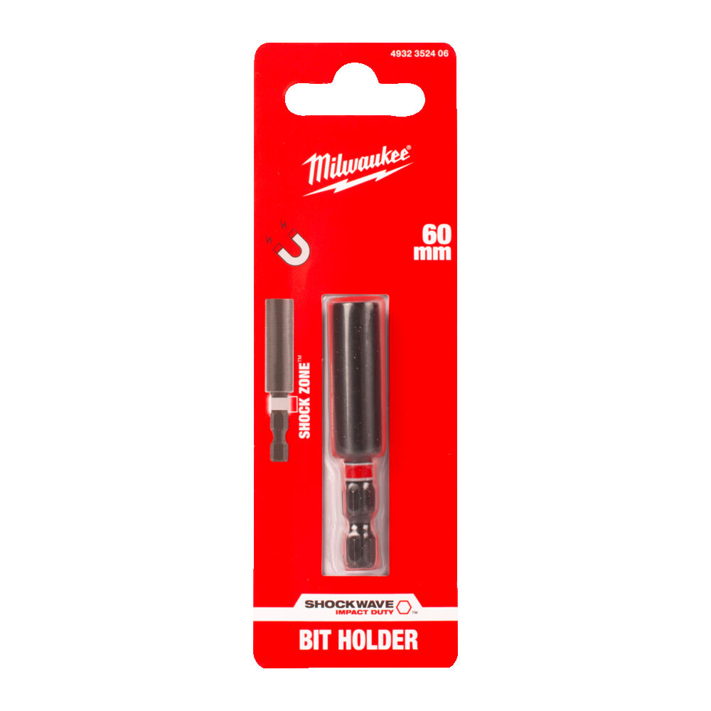 Milwaukee Bitsholder Shockwave 1/4Hex 60mm - Bilde 2