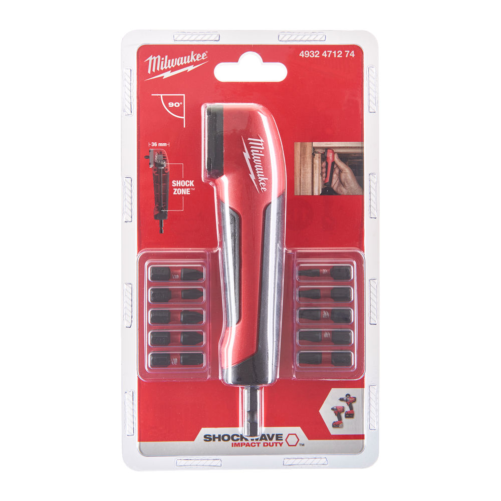 Milwaukee Vinkeladapter Shockwave for bits - Bilde 2