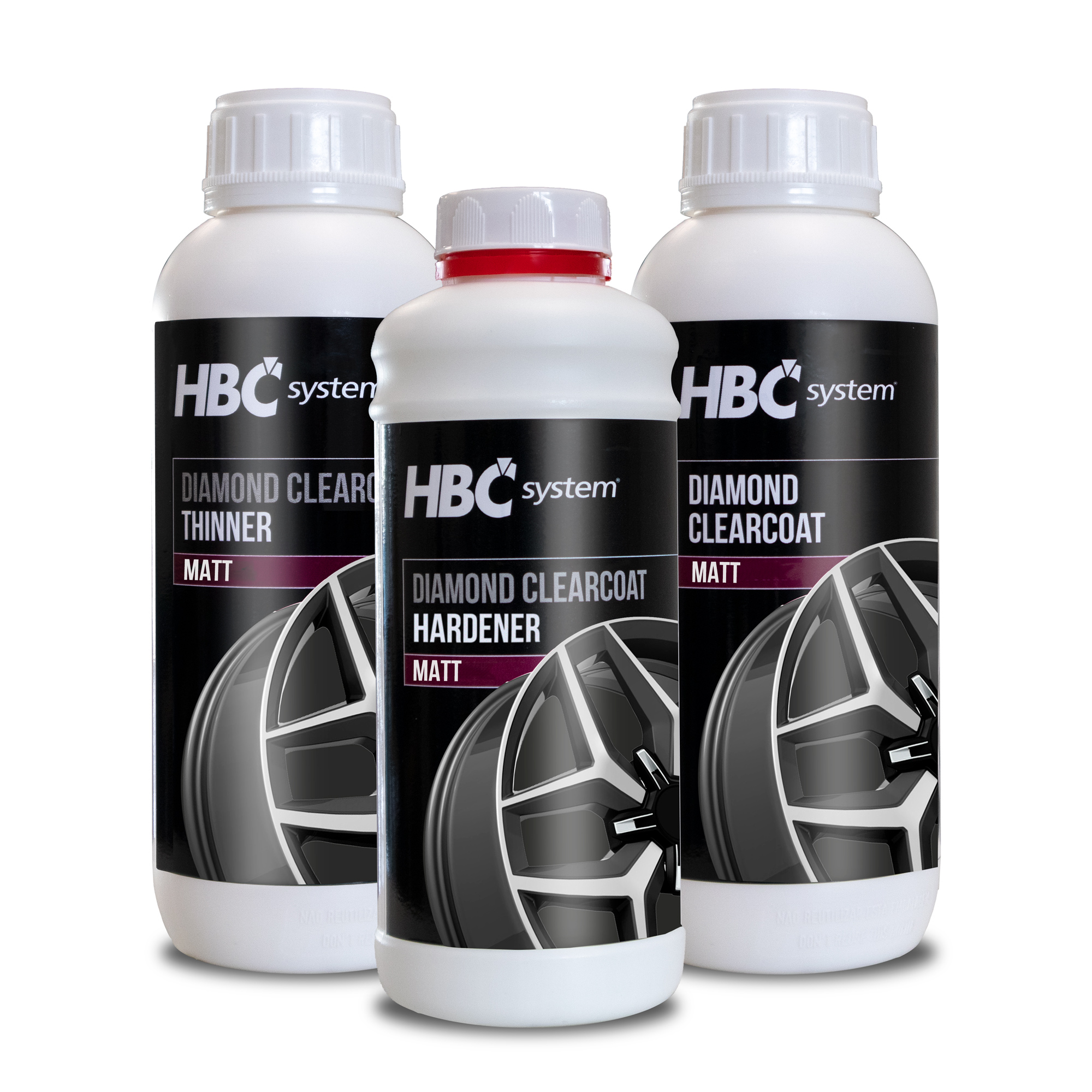 HBC Diamond Klarlakk Matt Package 3L