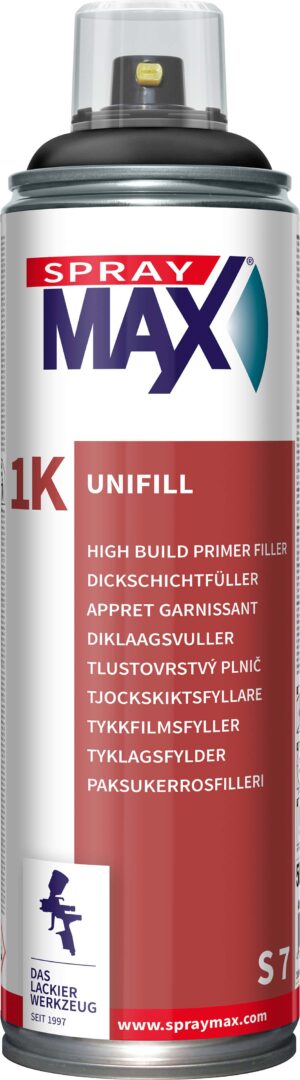 SprayMax 1K Unifill Svart S7 500 ml