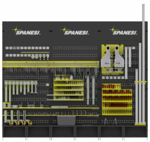 Spanesi komplett veggmodul for universal jigg