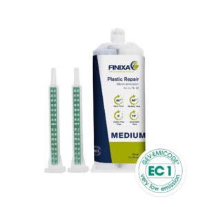 Finixa plast reparasjon "medium" (1,5 min) svart - 50ml