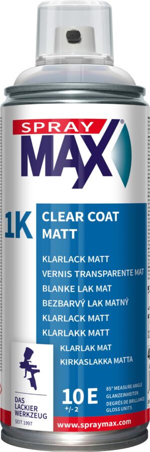 SprayMax 1K Klarlakk Matt 400 ml