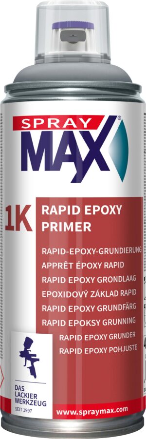 SprayMax 1K Rapid-Epoxy Primer Grå 400 ml