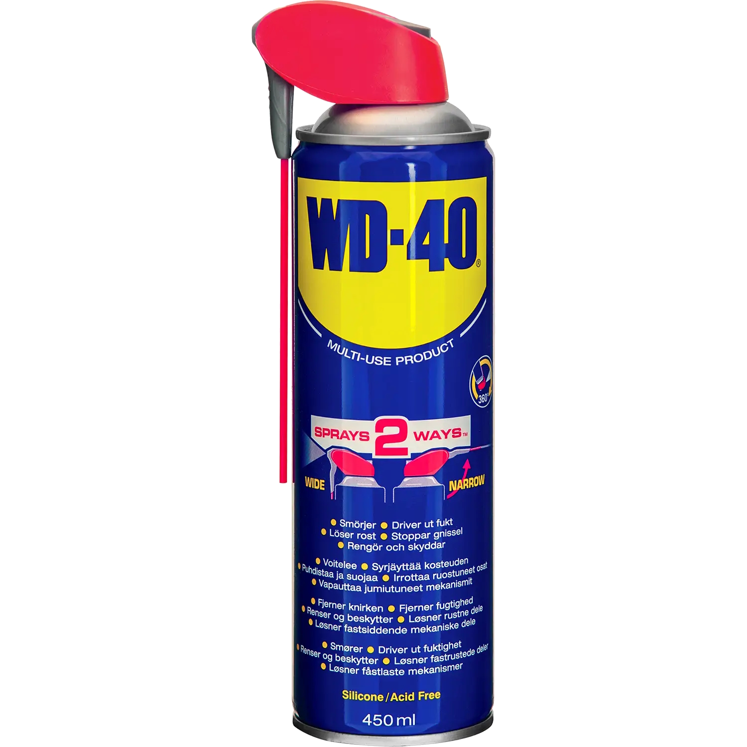 WD-40 Multi Spray m/Smart Straw 450ml